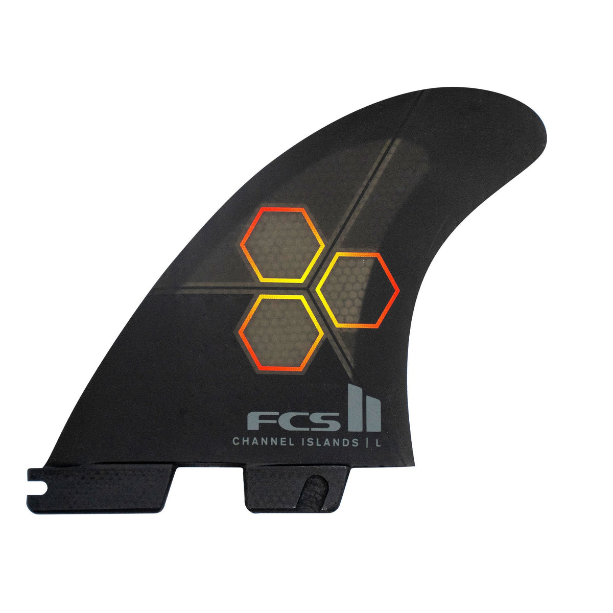 FCS II CI PC Medium Black/Flame Tri-Quad Retail Fins