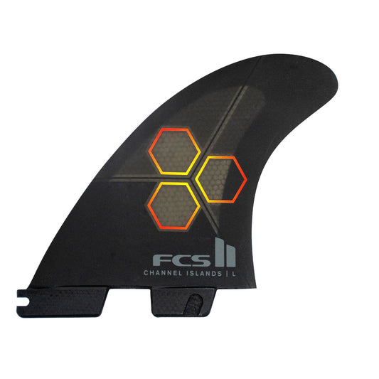 FCS II CI PC Medium Black/Flame Tri-Quad Retail Fins