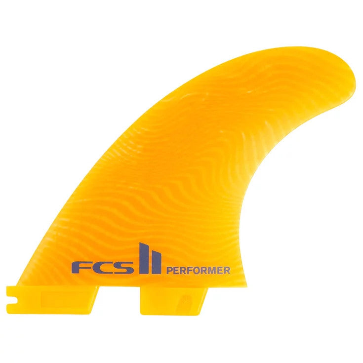 FCS II PERFORMER NEO GLASS Medium mango tri fins