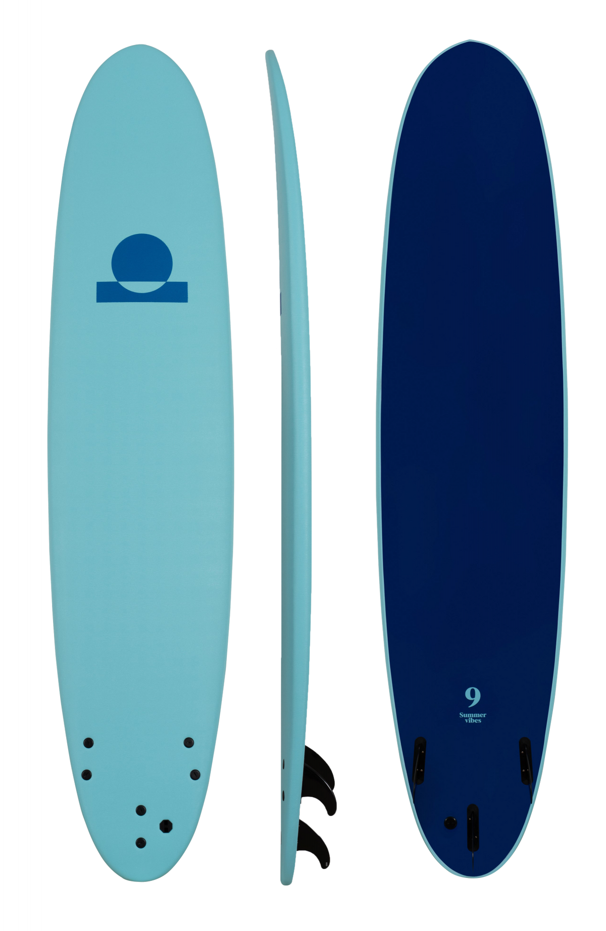 Summer Vibes Longboard 9' Softboard